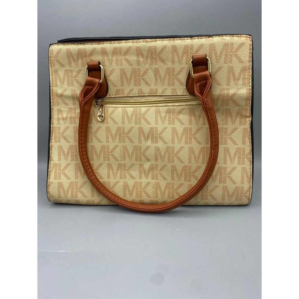 Women's‎ Mary King Monogram Satchel Bag Bow Detail Top Handle Purse